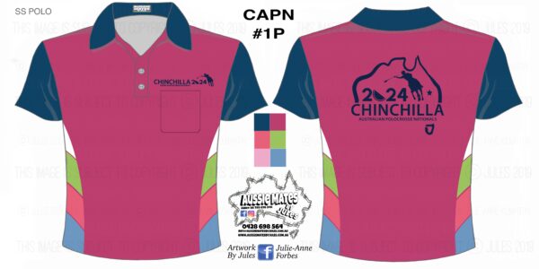 Polo Shirt - Pink Colour Blocks